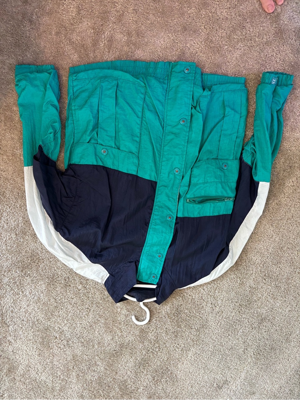 Dior Teal Lightweight Shell Jacket
